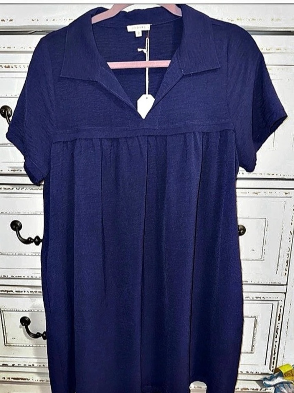 Jodifl Mini Dress in Blue NWT